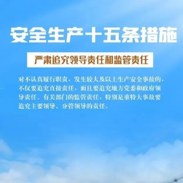 【安全咨询】严肃追究领导责任和监管责任